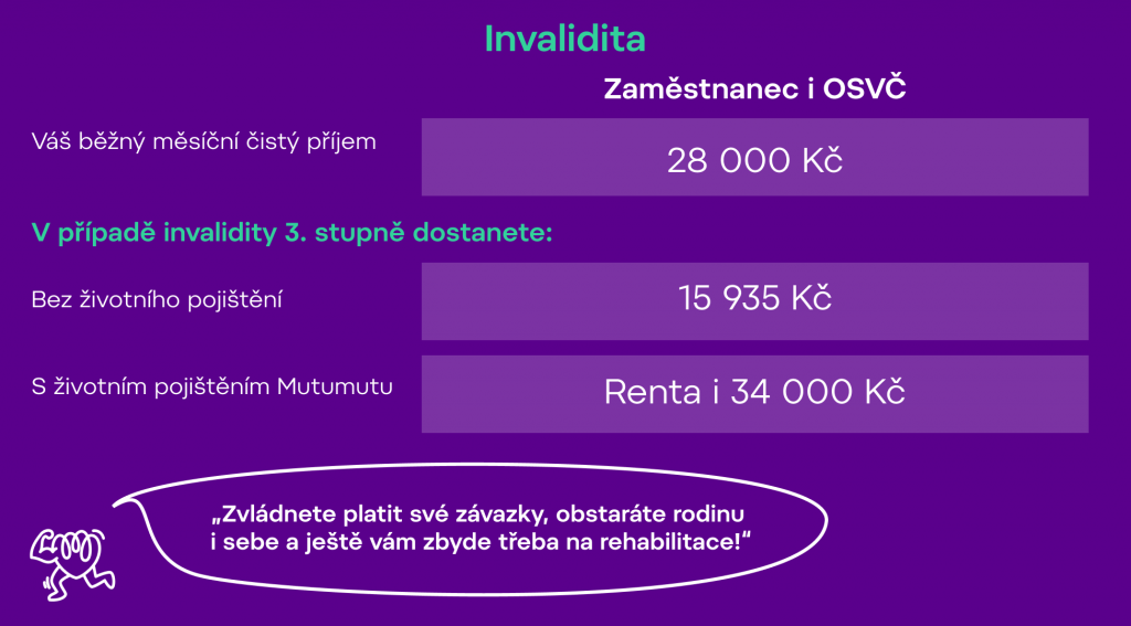 pojištění invalidity, pojištění pro případ invalidity